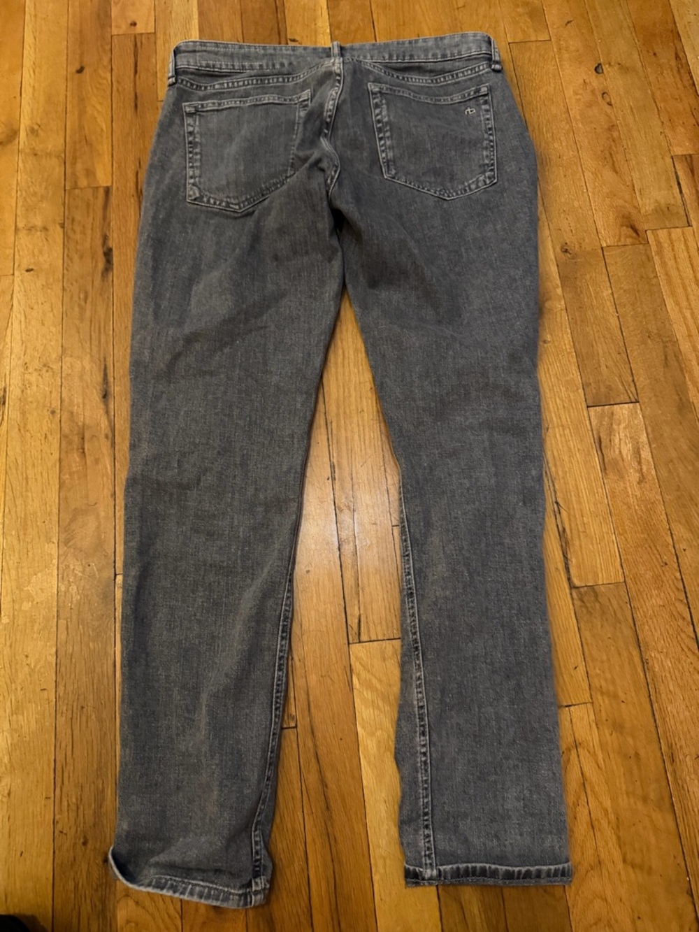 rag & bone women’s Dre low-rise slim boyfriend jeans, size 28 - gray - Picture 4 of 6